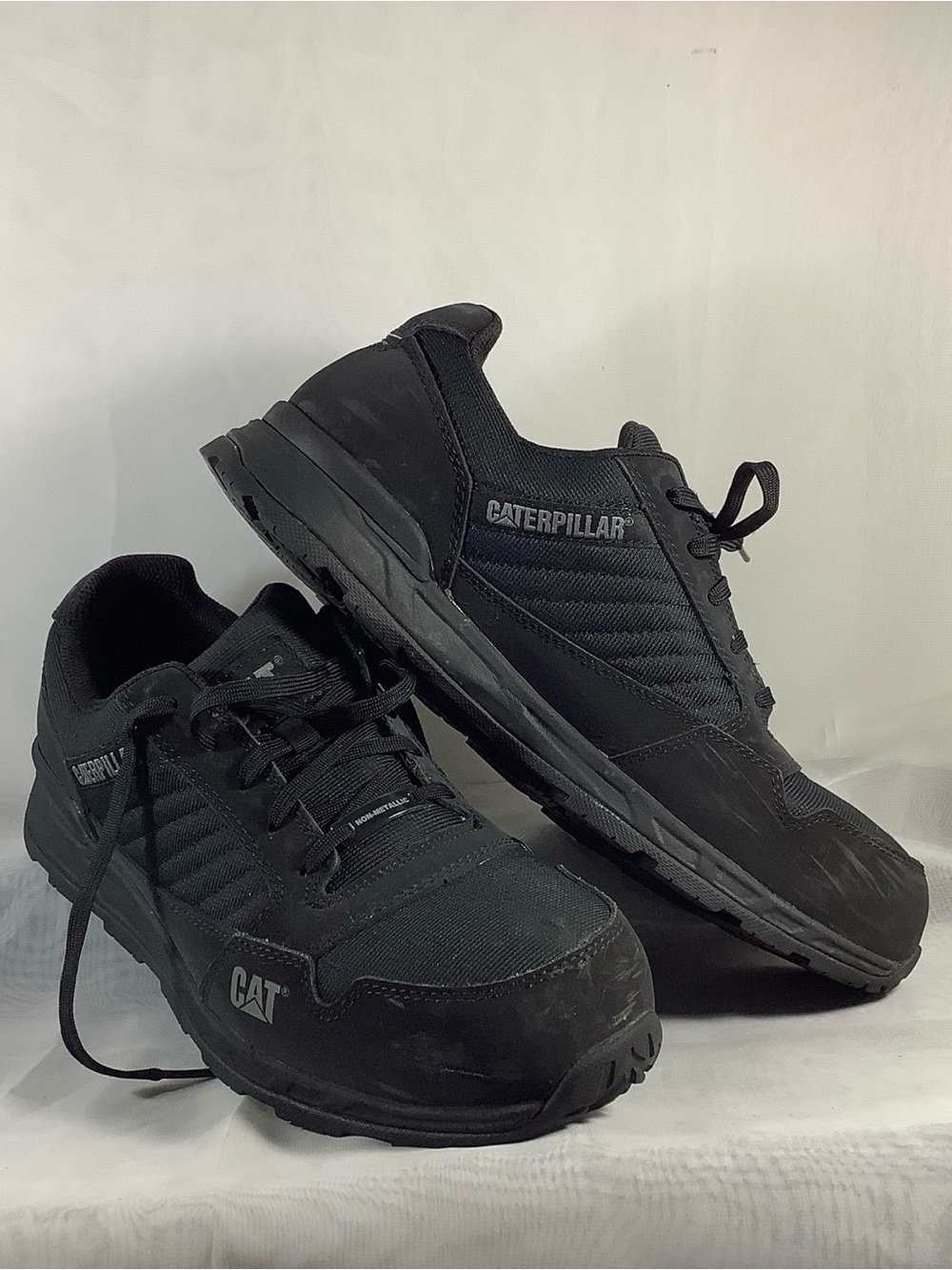 $195 Caterpillar Venward CT SD Steal Toe Man's Work Shoes Size 11.5 M W